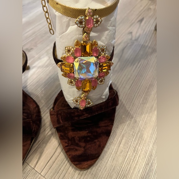 Le Silla Swarovski Jewel Sandals- Brand New! - Picture 5 of 12